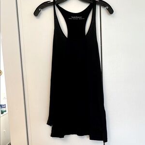 Another Tomorrow black relaxed fit yoga tank top size small women luxury brand